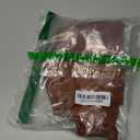 MakeMeChic Women's Leather Corset Tops Strapless Tube Asymmetrical Ruched Backless Crop Going Out Tops (Brown), Small