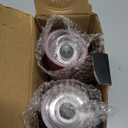 XinXu Gravity Electric Pepper Grinder, Salt or Pepper Mills & Adjustable Coarseness, with LED Light, One Hand Automatic Operation -Set/RoseRed