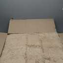 Fluffy Rug Shaggy Area Rug, Beige 8x10 Area Rugs for Living Room, Large Shag Area Rugs for Bedroom Kids Room Home Decor, Upgrade Anti-Skid Rectangular Fuzzy Rugs