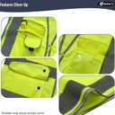 JKSafety 9 Pockets Class 2 High Visibility Zipper Front Safety Vest With Reflective Strips,Meets ANSI/ISEA Standard (Large)