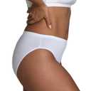 Fruit of the Loom Women's Breathable Underwear, Moisture Wicking Keeps You Cool & Comfortable, Available in Plus Size (8, Micro Mesh - Hi Cut - 6 Pack - Colors May Vary)