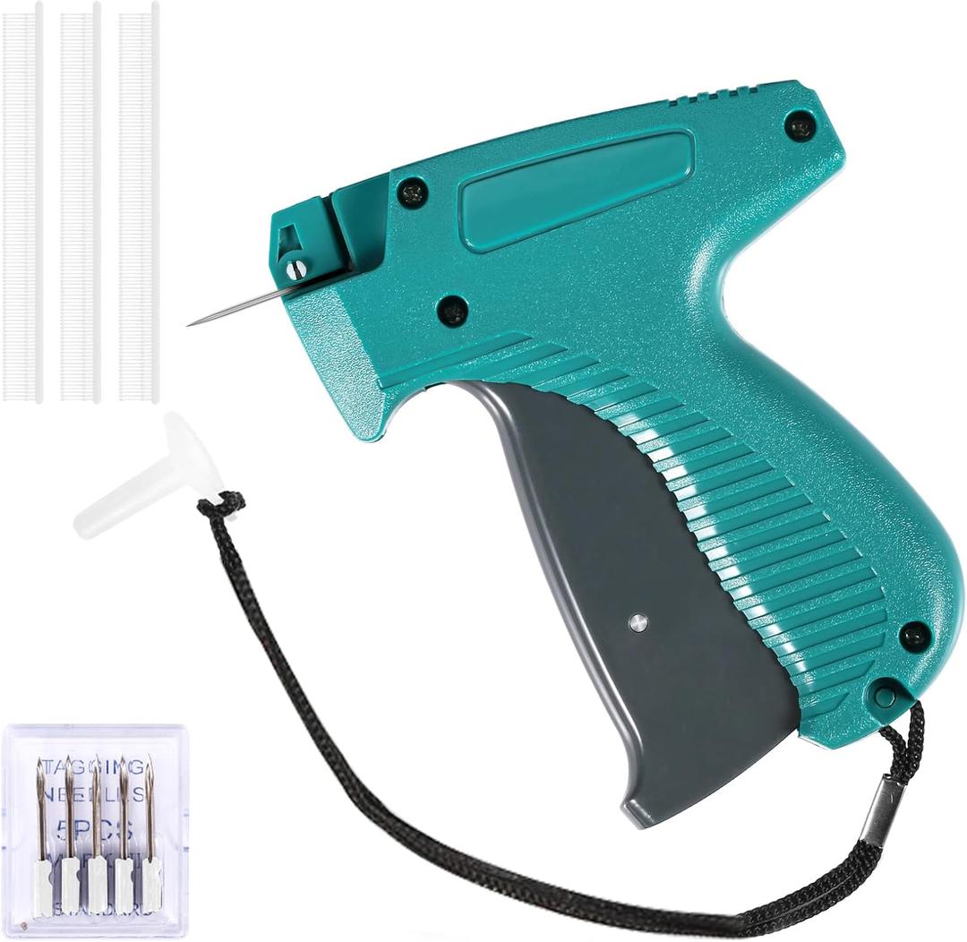 BS ONE Tagging Gun for Clothing, Stitch Gun for Clothes with 6 Needles & 1000pcs 0.2" Barbs Fasteners for Store