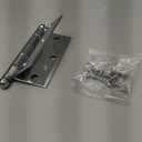 Nostalgic Warehouse Ball-Tip Residential Door Hinge with Square Corners