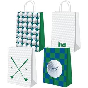 BQK 16Pcs Golf Goodie Bags Golf Themed Party Decorations Golf Party Favor Bags Golf gift bags Golf Birthday Party Supplies
