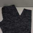 Willit Women's Fleece Lined Leggings Water Resistant Winter Pants Thermal High Waisted Yoga Hiking Running Tights Pockets Black Camo XXL