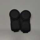 KIWEN 2 Pack Sunglasses Holder for Car Visor, Magnetic Leather Sunglass Eyeglass Hanger Clip for Car Sun Visor Accessories (2, Black)