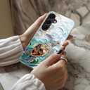 DEENAKIN for Samsung Galaxy S24 Plus Case Cute,Aesthetic Tortoise Shell Ocean Costal,Compatible with Magsafe,Trendy Unique Retro Turtle Magnetic Slim Shockproof Protective Phone Cover for Women Girl
