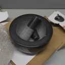 Fox Run Mortar and Pestle, Granite, Black