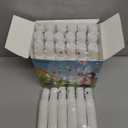 Kannove 24 PCS White Glow Sticks Party Favors for Kids, LED Light Up Necklaces Bracelets Accessories for Toddlers, Glow Birthday Valentines Day Mardi Gras Party Supplies Decorations for Boys Girls