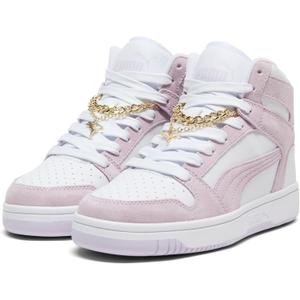 Puma Womens Rebound Layup Luster Mid Shoes, US 5.5