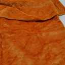 BEDELITE Body Pillow Cover with Zipper Closure, Super Soft and Cozy Fleece Pillowcase 20 x 54 Inches, Luxury Fluffy Plush Long Body Pillow Pillowcase for All Seasons(Burnt Orange)
