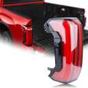 LED Tail Light Rear Lamp Assembly (5-PIN, Sequential Pattern) with Tailgate Switch Compatible for 2022-2026 Toyota Tundra Left Driver Side 81560-0C200