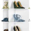 Cushore 7 Tier Rotating Shoe Rack Tower, Free Standing 360° Shoe organizer Lazy Susan, Bag Display Rack Storage Round Carousel, Neat and Elegant Shoe Storage Solution