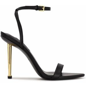 Nine West Women's Reina Heeled Sandal (11, Black)