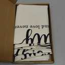 Tatuo 2 Pieces Recliner Headrest Protector Couch Headrest Covers with Inspirational Words Chair Sofa Slipcover for Furniture Home Decoration, 26.77 x 16.93 Inch(Elegant Style)