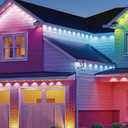 60ft Permanent Outdoor Lights, 40 LED Eave Light with App/Remote, Smart RGBW Light, 50 Scene Modes for Daily and Accent Lighting, IP67 Waterproof for Outdoor Party Decor, Alexa Google Enable