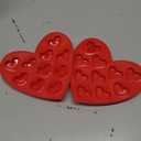 4 Pack Heart Shape Molds, 10 Cavities Non-Stick Silicone Chocolate Molds for Candy, Jello, Gummy, Ice Cube, Soap