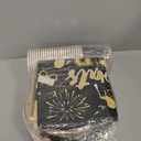 NatNarr Black and Gold Graduation Decorations 2026 Include Class Of 2026 Graduation Plates Napkins Cups Tablecloth Congrats Grad Banner for Middle College High School, 25 Guest