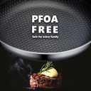 OATOFP Non Stick Frying Pans 12 inch, Hybrid Frying Skillets Nonstick with Lid,non stick Stainless Steel Pans, Dishwasher and Oven-Safe Chef Pan, Induction Compatible Cooking Pan, PFOA Free Cookware