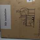 alawooder Folding Desk - 31.5" Wood Top Foldable Desk for Small Spaces | No Assembly Required Compact Desk for Home Office, Writing, and Study (Black)