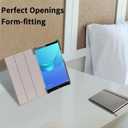 Tri-Fold Case Compatible with Huawei Mediapad M5 8.4 Inch(SHT-AL09/SHT-W12), Includes a Screen Protector - Premium PU Leather Tri-Fold Cover with Auto Sleep/Wake (Starry Sky, One Size)