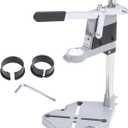 Bench Drill Press Holder with 90 Rotating Fixture, Stable Drilling, Easy to Use, Universal Bench Drill Press Stand for Cutting