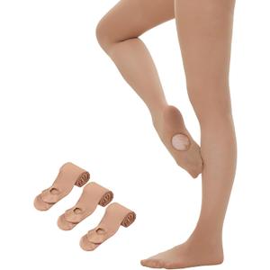 Yilanmy Dance Tights for Women Convertible Transition Ballet Tights Ultra Soft Opaque Pantyhose 3 Pairs (Large-X-Large, Light Suntan)