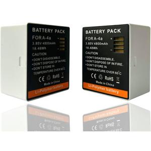 2-Pack A-4a Rechargeable Batteries for Arlo Pro 5/5S 2K, Pro 3, Pro 4, Ultra 2 and Ultra Cameras VMS4640P VMS4340P VMC4040P VMA5400 VMS5340 VMS5440B (3.85V 4800mAh/18.48Wh)