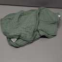 Looxii Muslin Burp Cloths 6 Pack - 20" x 10" - Ultra Soft & Absorbent, 6-Layer 100% Cotton for Spit Up & Drool- Gentle Baby Burping Cloth, Newborn Boys Girls Essentials, Dark Green