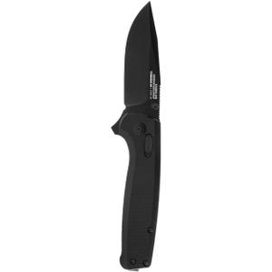 SOG Terminus XR G10 Daily Carry Rugged EDC Ambidextrous Pocket Folding Knives | G10 Handle | Wear-Resistant D2 Steel Blade (Black)