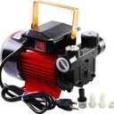 AC 110-120V 60HZ Electric Self-Priming Fuel Transfer Pump - 20GPM High Flow, Diesel Transfer Pump NPT Threads, Compatible with Diesel, Kerosene, Biodiesel,Oil