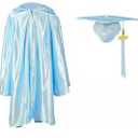 FtyFty Shiny Kindergarten Graduation Cap and Gown Set, 21