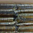 KIRE 400PCS Gold Plastic Spoons and Forks Disposable - Gold Plastic Silverware Set Disposable - 200 Forks and 200 Spoons for Thanksgiving Party, Birthday