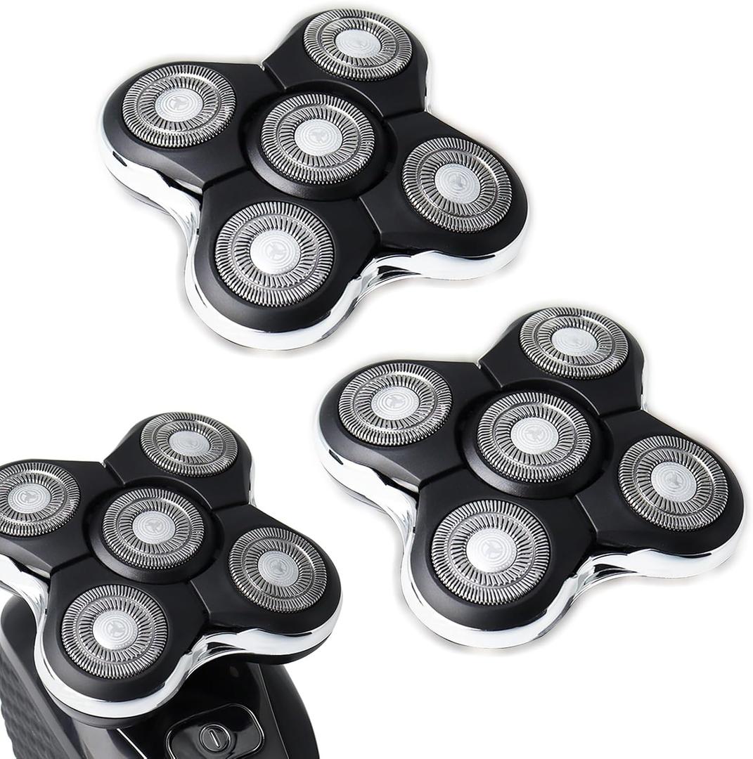2Pack Blade Pro Replacement Head Compatible with Remington Balder Pro XR7000, 5 Dual Track Shaver Heads for a Smooth and Close Shave with No-Irritation.(Pack of 2)