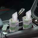 Car Tissue 200 Count Facial Tissues Per Tube Portable Cylinder Box Roll Canned Tissue Cylinder Tissue Boxes for Office Car Home, for Cylinder Car Cup Holder,Plants