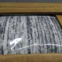 Valenrug Washable Rugs 8x10 - Non Slip 8x10 Area Rugs for Living Room, Stain Resistant Area Rugs for Bedroom, Foldable Machine Washable Area Rug(8'x10', Black)