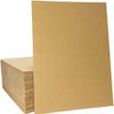 50 Packs 8x10 Inch Corrugated Cardboard Sheets, Premium Brown Kraft Corrugated Pads Cardboard Inserts Bulk Flat for T-Shirts, Shipping, Mailing, DIY Dcor and Crafts
