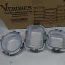 VERONES 30 Pieces Glass Meal Prep Containers Set, Stackable Glass Food Storage Containers with Lids-Airtight Lunch Containersfor Microwave, Oven, Freezer & Dishwasher,Grey 