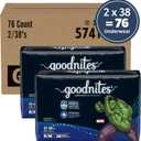 Goodnites Boys' Bedwetting Underwear, Size S/M (43-68 lbs), 76 Ct (2 Packs of 38), 