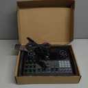 tenlamp G10 Gaming Audio Mixer, Audio Interface with 3.5mm/XLR Microphone Input, 48V Phantom Power, Voice Changer Live Sound Card for Streaming, Podcasting, Recording, and Singing Content Creation