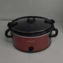 Crock-Pot 6-Quart Cook & Carry Oval Manual Portable Slow Cooker, Red - SCCPVL600-R