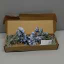 6PCS Blue Silk Cosmos Flowers 24'' Wild Flowers Artificial Fake Flowers Arrangement for Wedding Party Kitchens Home Decoration(Blue)