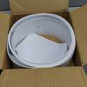 82.5" x 3.5" White PVC Vertical Blind Replacement Slats Curved Smooth (5 Pack)