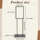 Duraaamo 14 x 22 Inch Double-sided Bulletin Sign Holder Poster Stand Heavy Duty Metal Floor Standing with Top Insert Slot A-frame Display for Indoor/outdoor Events, Frame Only(Black)