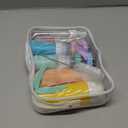 18pack Travel Bottles for Toiletries:Silicone TSA Approved-Containers for Toiletries,Leak Proof Refillable Liqus Shampoo And Conditioner Essentials toiletry Bottles (Pink)