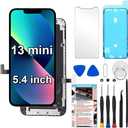 for iPhone 13 Mini Screen Replacement 5.4 inch, 3D Touch LCD Display Digitizer Assembly with Repair Tools,Compatible Model A2481, A2626, A2628, A2629, A2630