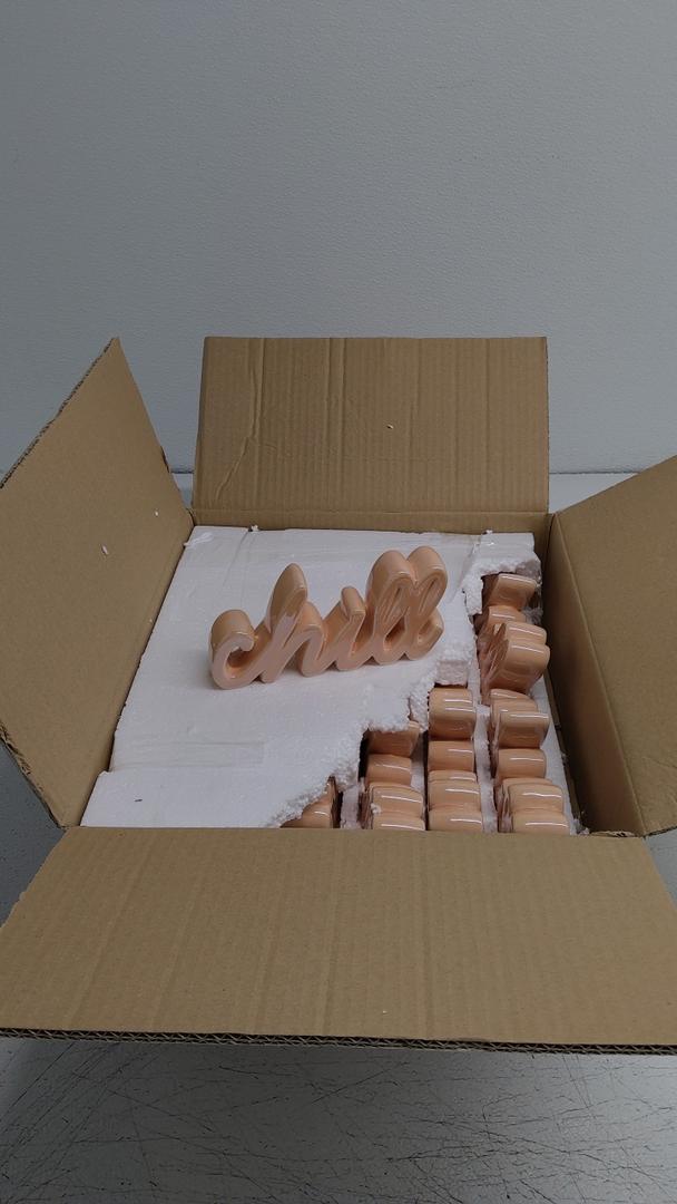 Ceramic Sign Chill 12pcs Ceramic Sign Chill 12pcs