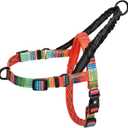 Leash Boss No Pull Dog Harness, Easy Walk for Small, Medium, and Large Pets, Reflective with Rear and Front Clip Attachment (Blanket Pattern, Medium)