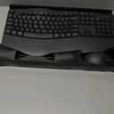 Wireless Keyboard and Mouse Combo,2.4G Full Size Wave Keys Ergonomic Keyboard with Wrist Rest for Natural Typing, 3 DPI Adjustable Ergonomic Silent Mouse for Computer/Laptop/Windows/Mac (Gray)