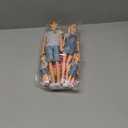 Dolls Family Playset with Baby Stroller Set- 6 People, Pets & Accessories for 3-12 Years Old | Toddler Gift with Pregnant Mom, Dad, 3 Kids, Dogs, and Interactive Play